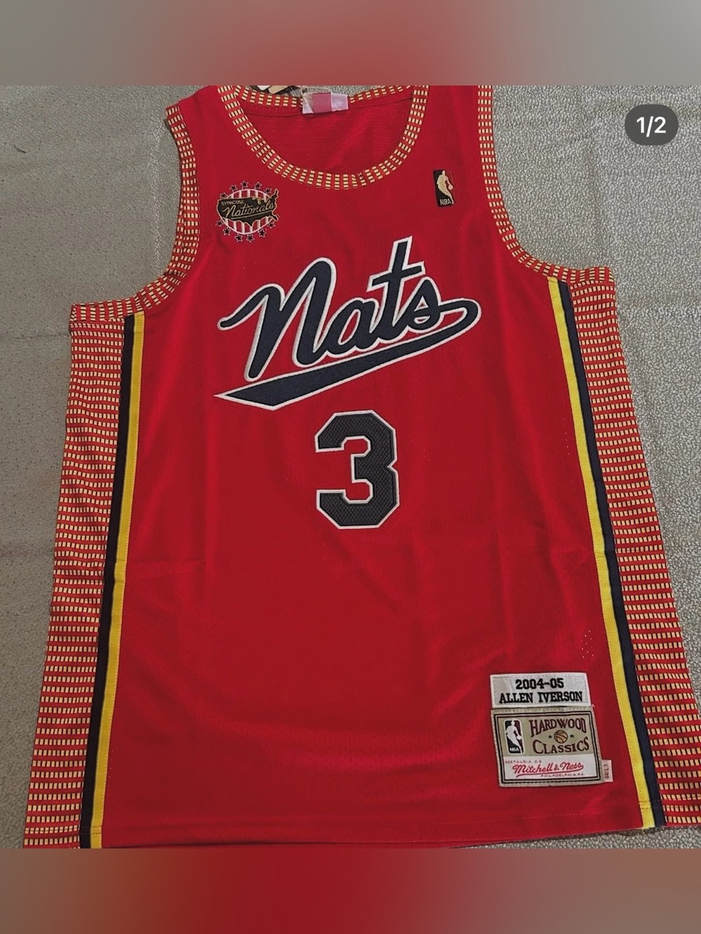 Philadelphia Sixers Iverson Size Large